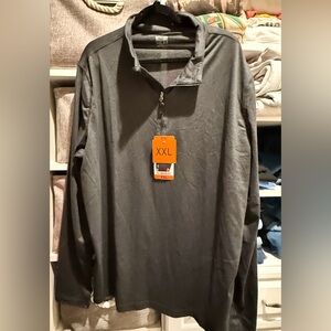 32 Degrees Men's Charcoal Quarter-Zip Pullover